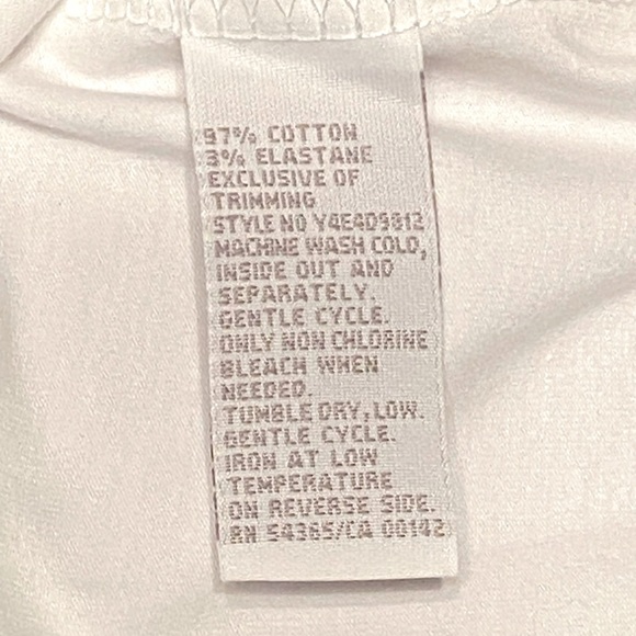 New Gorgeous White Sleeveless Top Blue Embroidery XL V-neck Layering Office Wear - Picture 11 of 12